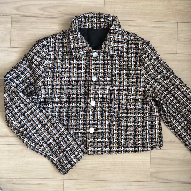 AMERI　PLAYFUL TWEED JACKET