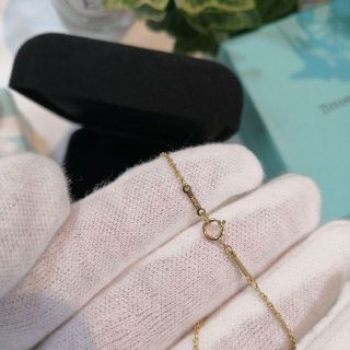 ★専用です★ ティファニー DBYネックレス K18YG 0.14ct