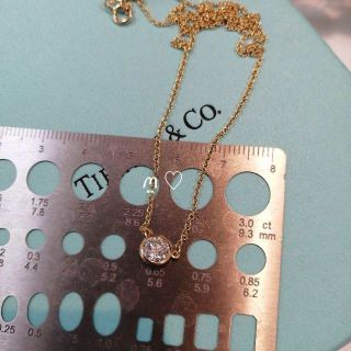 ★専用です★ ティファニー DBYネックレス K18YG 0.14ct