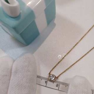 ★専用です★ ティファニー DBYネックレス K18YG 0.14ct