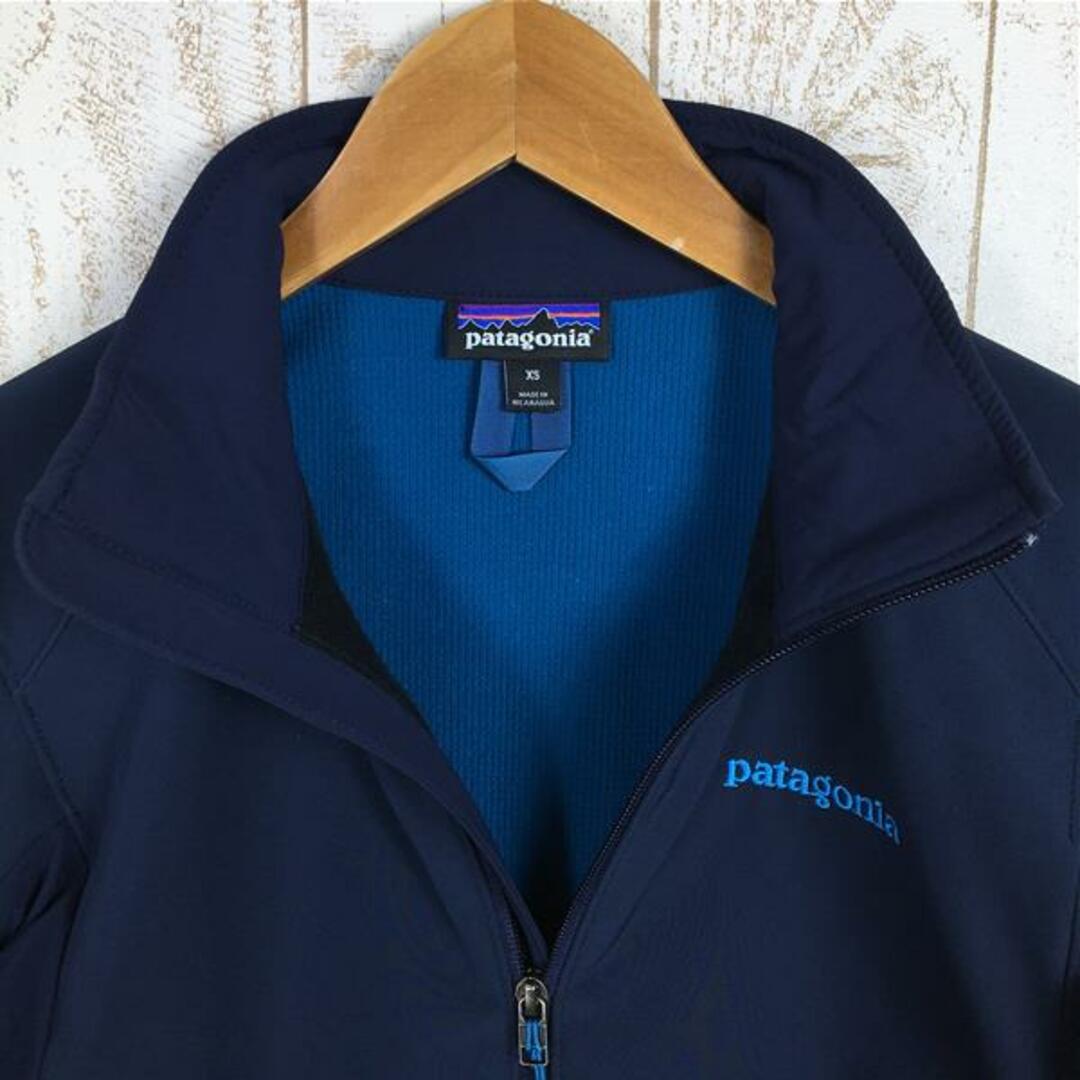 patagonia(パタゴニア)のMENs XS  パタゴニア アズ ハイブリッド ジャケット ADZE HYBRID JACKET ポーラテック ウィンドブロック 防風 ソフトシェル フリース 生産終了モデル 入手困難 PATAGONIA 83450 NVYB Navy Blue ネイビー系 メンズのメンズ その他(その他)の商品写真