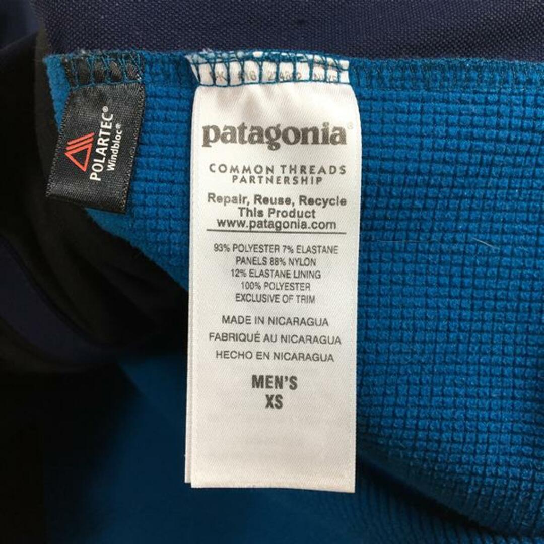 patagonia(パタゴニア)のMENs XS  パタゴニア アズ ハイブリッド ジャケット ADZE HYBRID JACKET ポーラテック ウィンドブロック 防風 ソフトシェル フリース 生産終了モデル 入手困難 PATAGONIA 83450 NVYB Navy Blue ネイビー系 メンズのメンズ その他(その他)の商品写真