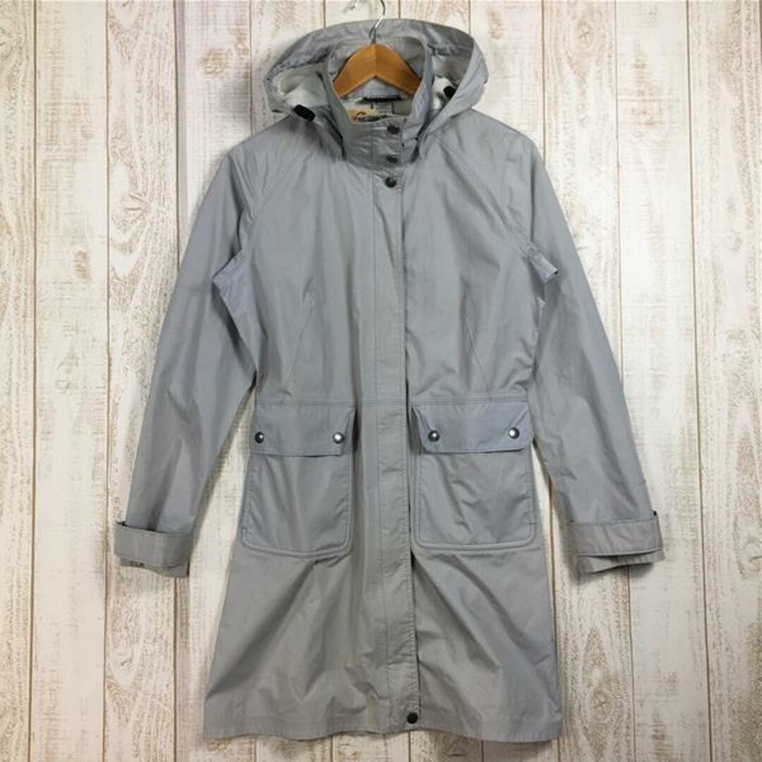 WOMENs S  パタゴニア トレントシェル トレンチ コート TORRENTSHELL TRENCH COAT H2No 2.5L レインシェル ジャケット フーディ PATAGONIA 27195 PNM Platinum グレー系