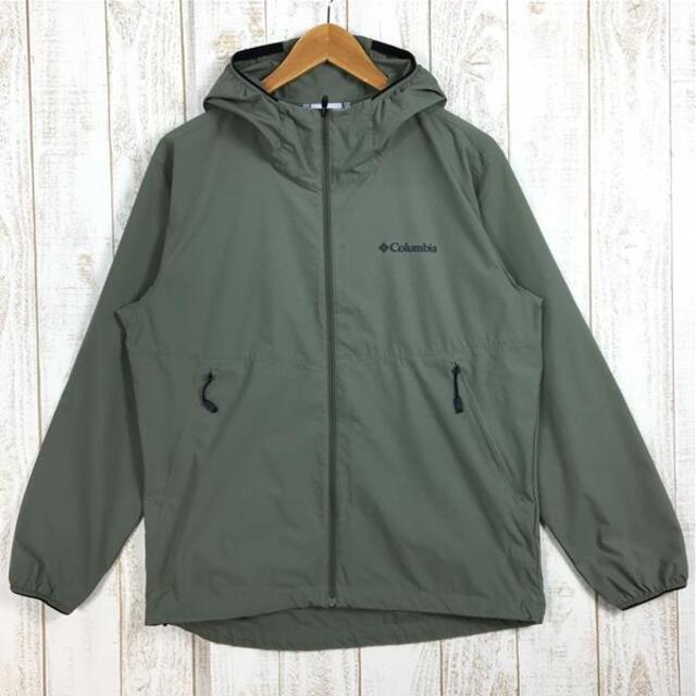 MENs M  コロンビア ライト キャニオン ソフトシェル ジャケット Light Canyon Soft Shell Jacket フーディ COLUMBIA PM0038 グリーン系