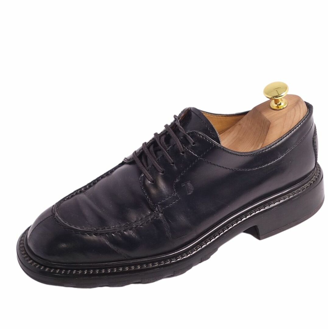 TOD'S(トッズ)のトッズ TOD'S レザーシューズ ダービーシューズ カーフレザー 革靴 メンズ イタリア製 7(26cm相当) ブラック メンズの靴/シューズ(ドレス/ビジネス)の商品写真