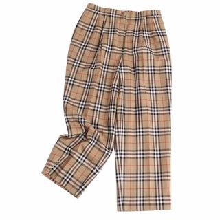 バーバリー(BURBERRY)の美品 Vintage バーバリー Burberrys パンツ ロングパンツ チェック ウール ボトムス レディース 15ABR(XL相当) ベージュ(その他)