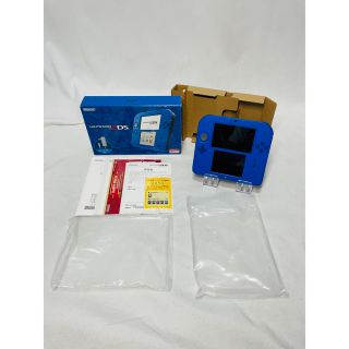 ニンテンドー2DS(ニンテンドー2DS)の☆美品☆ ニンテンドー 2DS FTR-001 ブルー 3DS 本体(携帯用ゲーム機本体)