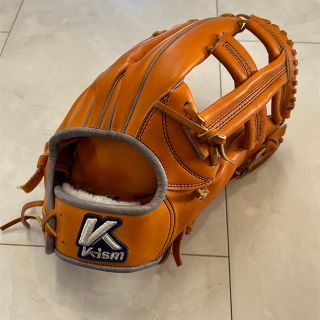 クボタスラッガー(久保田スラッガー)の【美品】K-ism 硬式 オーダー キップレザー 内野手 グローブ グラブ(グローブ)