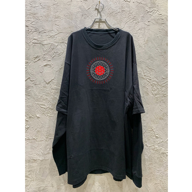 ファッションの long 【希少】SHI/胎動layered long sleeve SHI