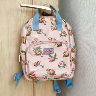 キャスキッドソン(Cath Kidston)のキャスキッドソン　リュック　ハリネズミ柄　ピンク(リュックサック)