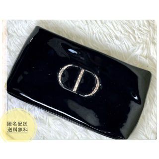 クリスチャンディオール(Christian Dior)の【非売品美品】クリスチャンディオール　コスメポーチ　小物入れ　ノベルティ　黒(ポーチ)