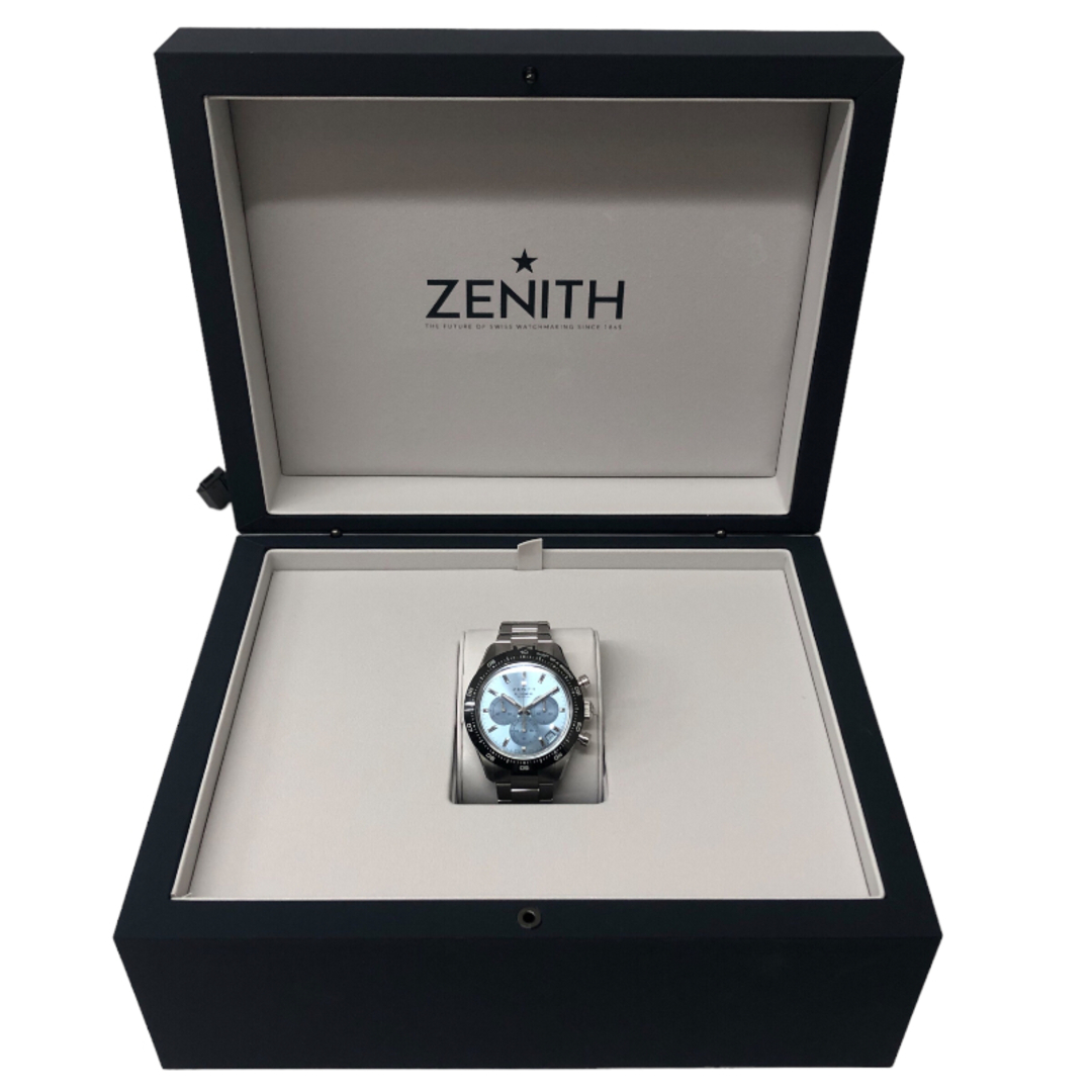 ZENITH(ゼニス)のゼニス ZENITH クロノマスター スポーツ ヨシダ スペシャルエディション 03.3105.3600/52.M3100 ステンレススチール 自動巻き メンズ 腕時計 メンズの時計(その他)の商品写真