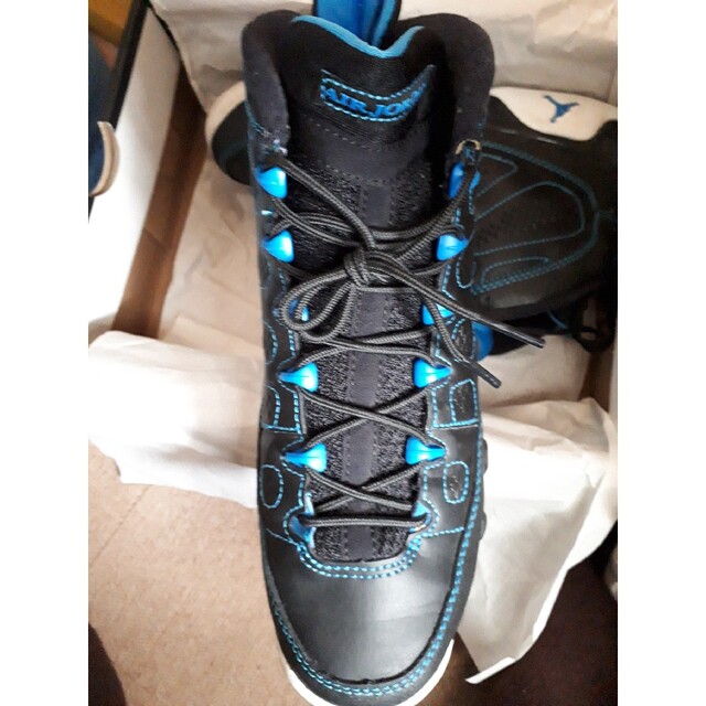 Jordan Brand（NIKE）(ジョーダン)のAIR JORDAN9 RETRO GS PHOTO BLUE レディースの靴/シューズ(スニーカー)の商品写真