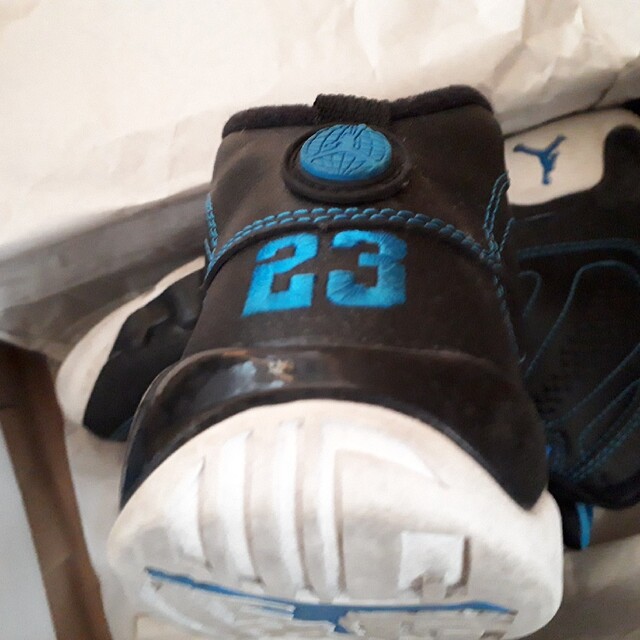 Jordan Brand（NIKE）(ジョーダン)のAIR JORDAN9 RETRO GS PHOTO BLUE レディースの靴/シューズ(スニーカー)の商品写真
