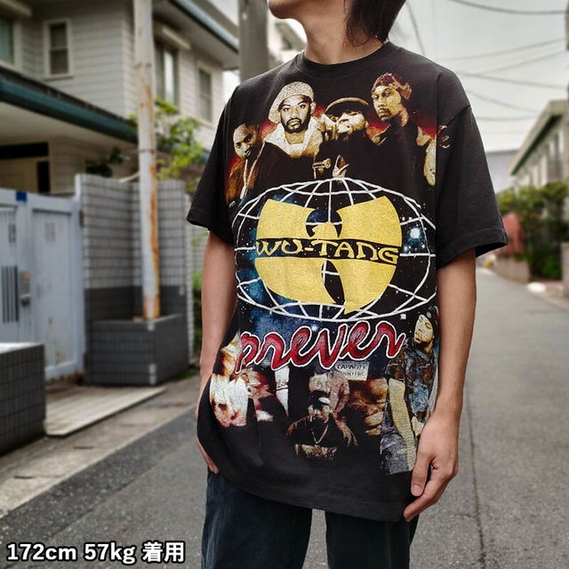 ウータン・クラン Tシャツ 半袖  WU-TANG CLAN  " FOREVER "  サイズ：メンズ XL 相当  ビッグサイズ  ブラック  【新品】 メンズのトップス(Tシャツ/カットソー(半袖/袖なし))の商品写真