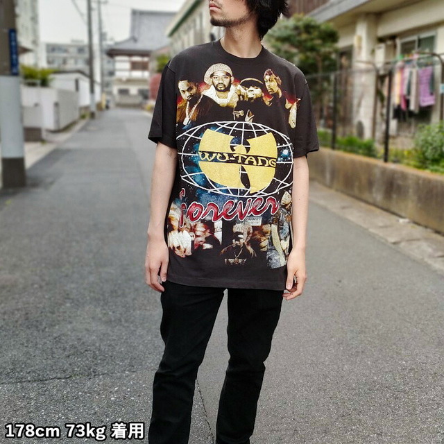 ウータン・クラン Tシャツ 半袖  WU-TANG CLAN  " FOREVER "  サイズ：メンズ XL 相当  ビッグサイズ  ブラック  【新品】