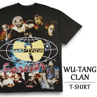 ウータン・クラン Tシャツ 半袖  WU-TANG CLAN  " FOREVER "  サイズ：メンズ XL 相当  ビッグサイズ  ブラック  【新品】(Tシャツ/カットソー(半袖/袖なし))