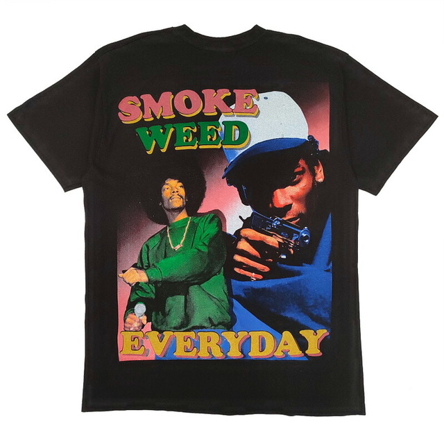 スヌープ・ドッグ Tシャツ 半袖  SNOOP DOGG  " WEST COAST "  サイズ：メンズ XL 相当  ビッグサイズ  ブラック   【新品】 メンズのトップス(Tシャツ/カットソー(半袖/袖なし))の商品写真