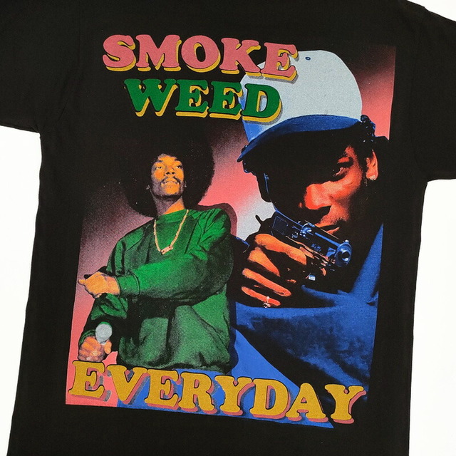 スヌープ・ドッグ Tシャツ 半袖  SNOOP DOGG  " WEST COAST "  サイズ：メンズ XL 相当  ビッグサイズ  ブラック   【新品】 メンズのトップス(Tシャツ/カットソー(半袖/袖なし))の商品写真