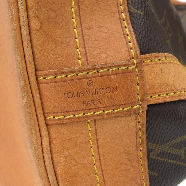 【本物保証】 ルイヴィトン LOUIS VUITTON モノグラム ノエ 巾着バッグ ショルダーバッグ M42224