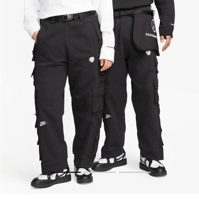 PEACEMINUSONE(ピースマイナスワン)のXS PEACEMINUSONE PMO x NIKE Wide Pants メンズのパンツ(ワークパンツ/カーゴパンツ)の商品写真