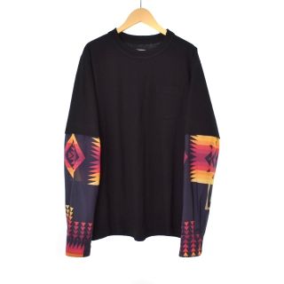 SACAI 19SS ペンドルトン Tシャツ ネイビー サイズ 2