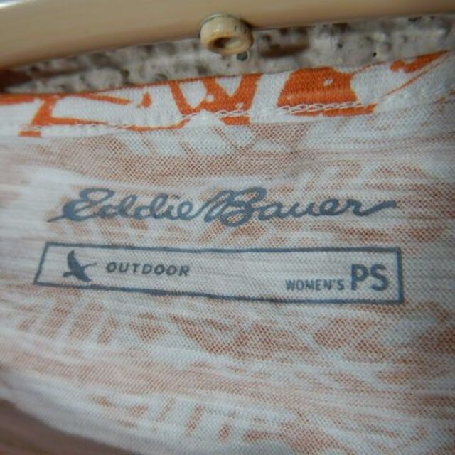 Eddie Bauer(エディーバウアー)のo6250　エディー　バウアー　レディース　ボーダー　総柄　デザイン　tシャツ レディースのトップス(Tシャツ(半袖/袖なし))の商品写真