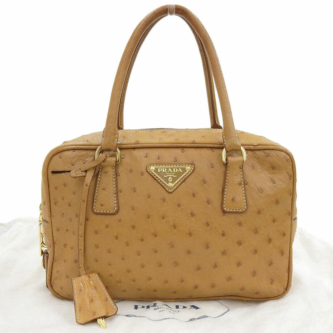 PRADA - 【本物保証】 布袋付 美品 プラダ PRADA ミニボストンバッグ