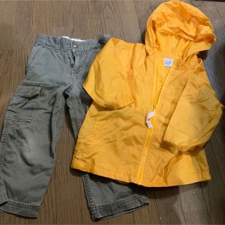 ベビーギャップ(babyGAP)の100サイズ　GAPウィンドブレーカー＆カーゴパンツ(ジャケット/上着)