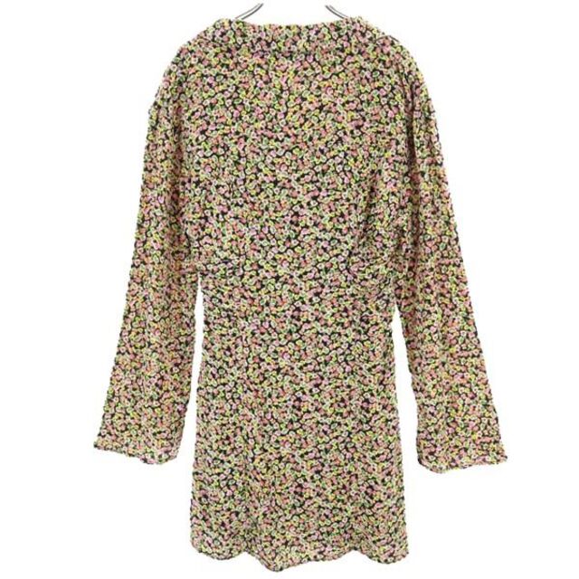 ZARA - 未使用 ザラ フローラル ディッシー ボタンアップ ワンピース