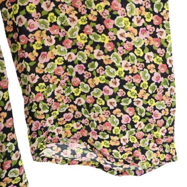 ZARA - 未使用 ザラ フローラル ディッシー ボタンアップ ワンピース