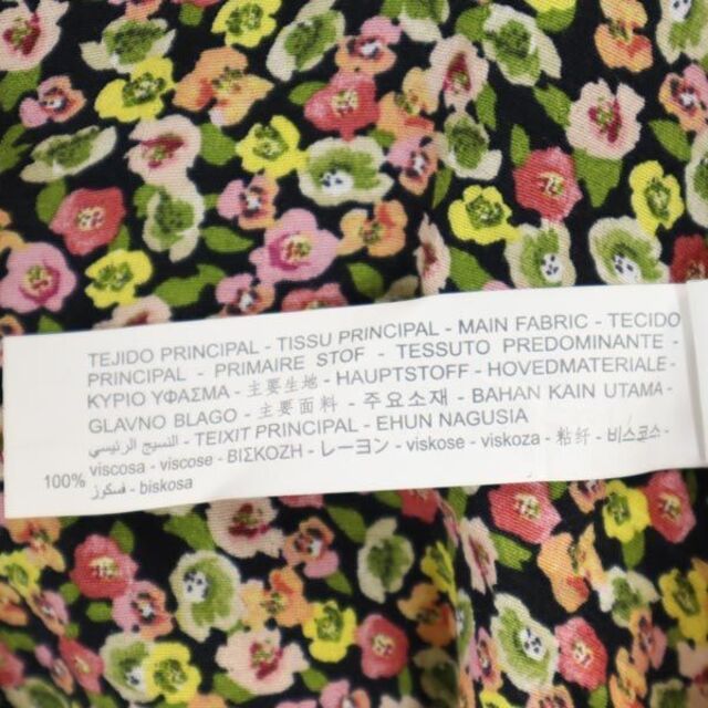 ZARA - 未使用 ザラ フローラル ディッシー ボタンアップ ワンピース
