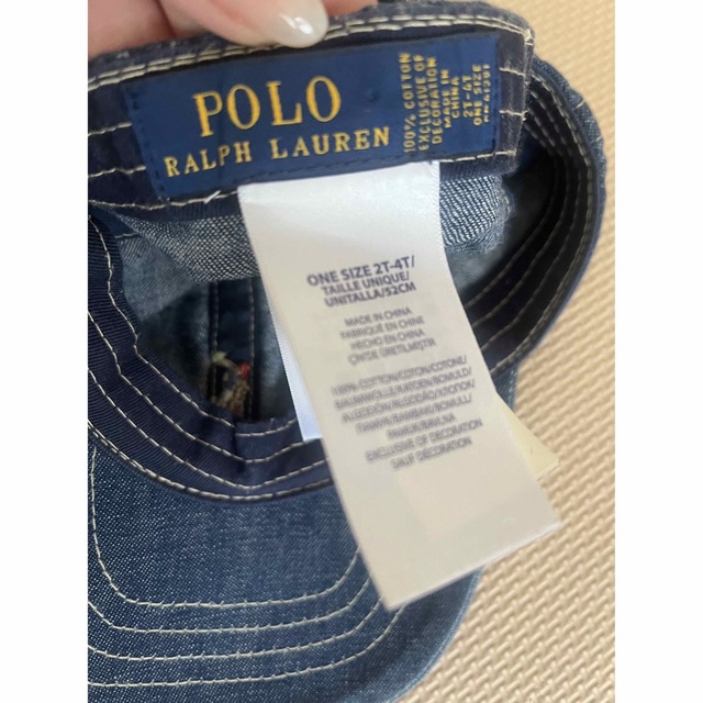 POLO RALPH LAUREN(ポロラルフローレン)のラルフローレン　POLO RALPH  LAUREN キッズ/ベビー/マタニティのこども用ファッション小物(帽子)の商品写真