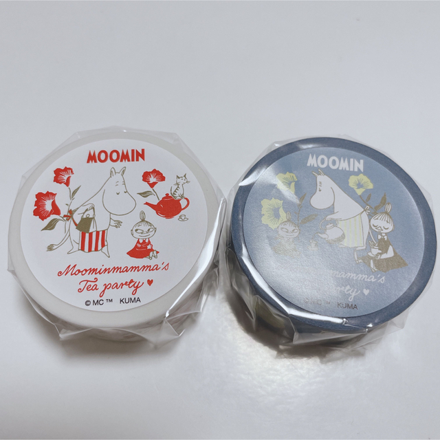 MOOMIN(ムーミン)のMoomin   マスキングテープ　Tea  Party インテリア/住まい/日用品の文房具(テープ/マスキングテープ)の商品写真