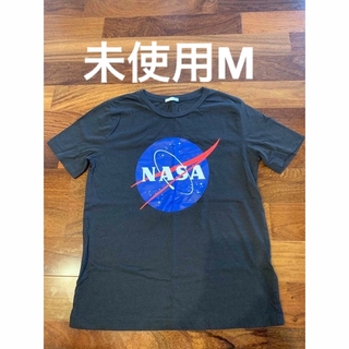 ジーユー(GU)の未使用GU  NASAプリントTシャツ　Mサイズ(Tシャツ(半袖/袖なし))