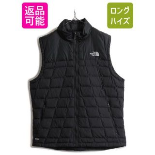 ノースフェイス(THE NORTH FACE) ダウンベスト(メンズ)(ブラック/黒色