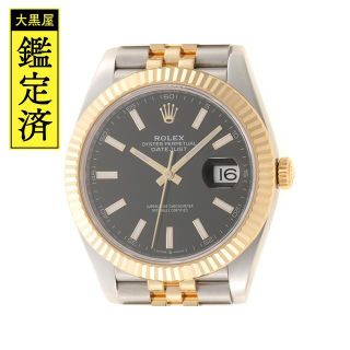 ロレックス(ROLEX)のROLEX　ロレックス　デイトジャスト41　126333　SS　YG　【437】(腕時計(アナログ))