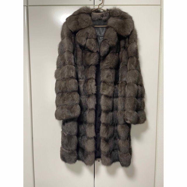 新着商品 ロシアンセーブル ロングコート SOBOL 毛皮+ファーコート
