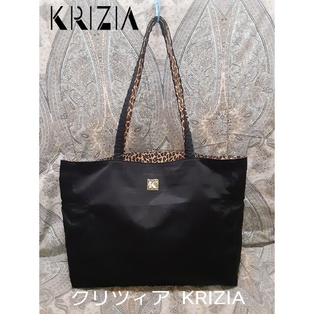 黒　トートバッグ　KRIZIA