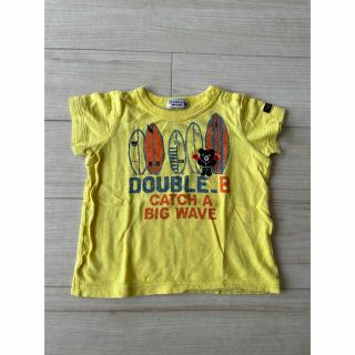 ダブルビー(DOUBLE.B)のダブルビーdouble.b半袖Tシャツ（イエロー）80cm(Ｔシャツ)