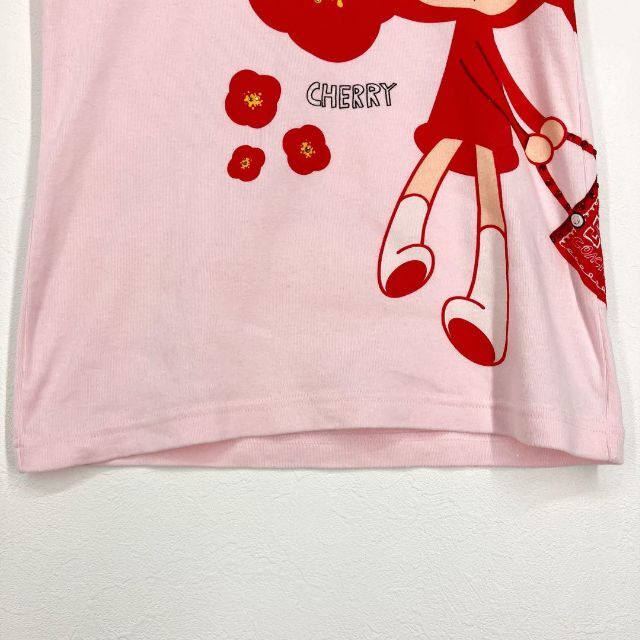 COACH(コーチ)のCOACH　コーチ　ポピーちゃん　半袖Tシャツ　ピンク　ビジュー　Sサイズ レディースのトップス(Tシャツ(半袖/袖なし))の商品写真