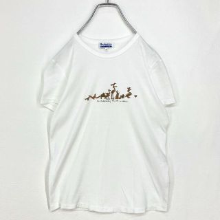 バーバリーブルーレーベル(BURBERRY BLUE LABEL)のバーバリーブルーレーベル　半袖Tシャツ　アニマル　ノバチェックプリント　三陽商会(Tシャツ(半袖/袖なし))