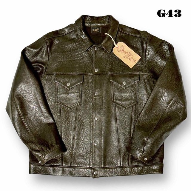 希少品! TENDERLOIN レザー ジャケット OGL 3RD JKT L 人気度