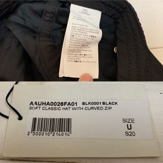 1017 ALYX 9SM アリクス HAT WITH CURVED ZIP Oの通販 by akasi's shop