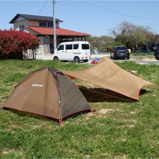 稀少縦型フルセット*SnowPeak*ランドブリーズSOLO 、ペンタシールド-
