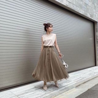 rienda デニムMIXチュールスカート 新品