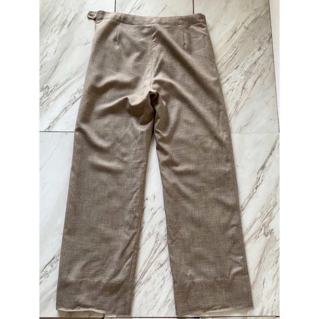 Class - 薄手 CLASS STIEGLITZ ヤク ベージュ ワイドパンツ スラックス