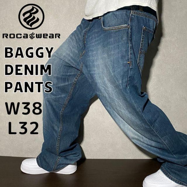 Rocawear - ロカウェア バギーデニム ヒップホップ 極太 デカ履き B系