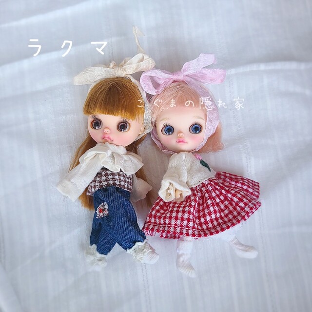 ♡専用♡　プチブライス アウトフィットセット🌼 ハンドメイドのぬいぐるみ/人形(その他)の商品写真