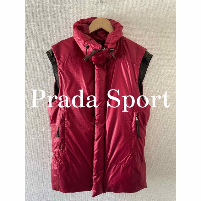 Prada Sport プラダ　スポーツ　ダウンベスト　ロゴ